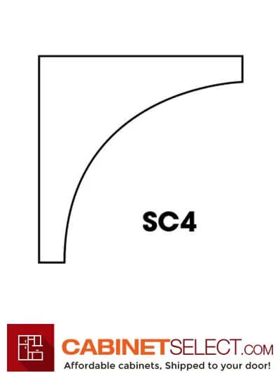 AW-SC4 (ICM): Ice White Shaker Inside Corner Molding