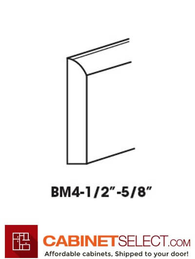 AP-BM4-1/2”-5/8”: Pepper Shaker Base Board Molding