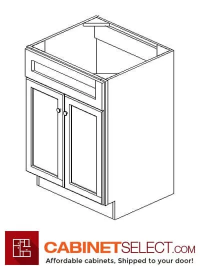 AP-S2421B-34-1/2″: Pepper Shaker 24″ Sink Base Vanity