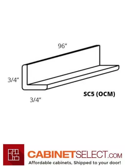 AP-SC5 (OCM): Pepper Shaker Outside Corner Molding