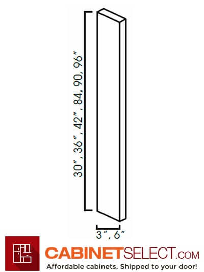 AP-WF396-3/4: Pepper Shaker 3x96" Tall Filler