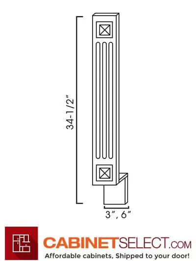 AW-A3BF: Ice White Shaker 3″ Base Filler