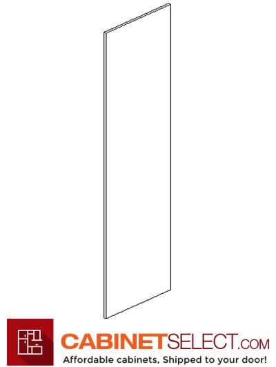 GW-REP2496-.75”: Gramercy White 24" Deep Refrigerator End Panel
