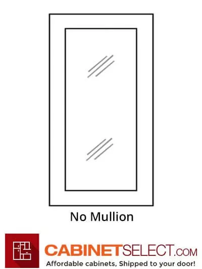 AW-W3036BGD: Ice White Shaker 30" Glass Door