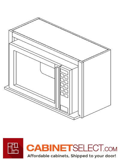 Ke Mwo3018pm 12 Espresso 30 Microwave Wall Cabinet Cabinetselect Com