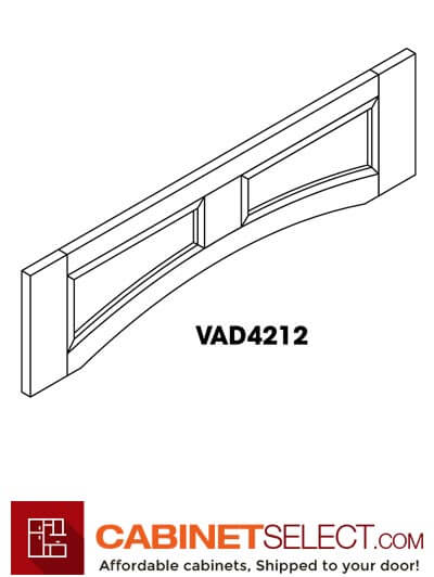KE-VAD4212: Espresso 42" Arched Valance