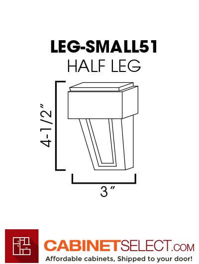 MR-LEG-SMALL51: Sienna Rope Decor Leg