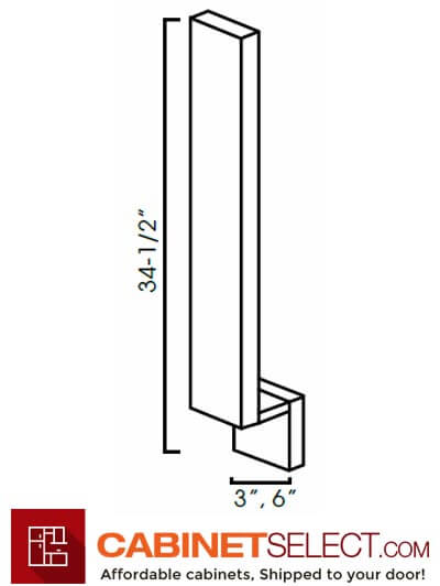 MR-BF6-3/4: Sienna Rope 6" Base Filler