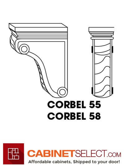 MR-CORBEL55: Sienna Rope 55 Corbel