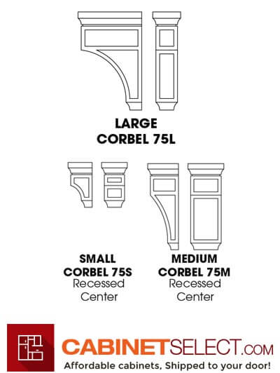 AP-CORBEL75M: Pepper Shaker 75 Medium Corbel