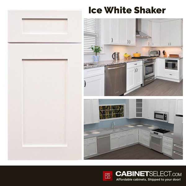 Forevermark Ice White Shaker Kitchen Cabinets