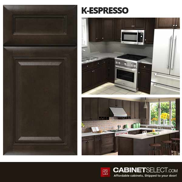 K Espresso Kitchen Cabinets