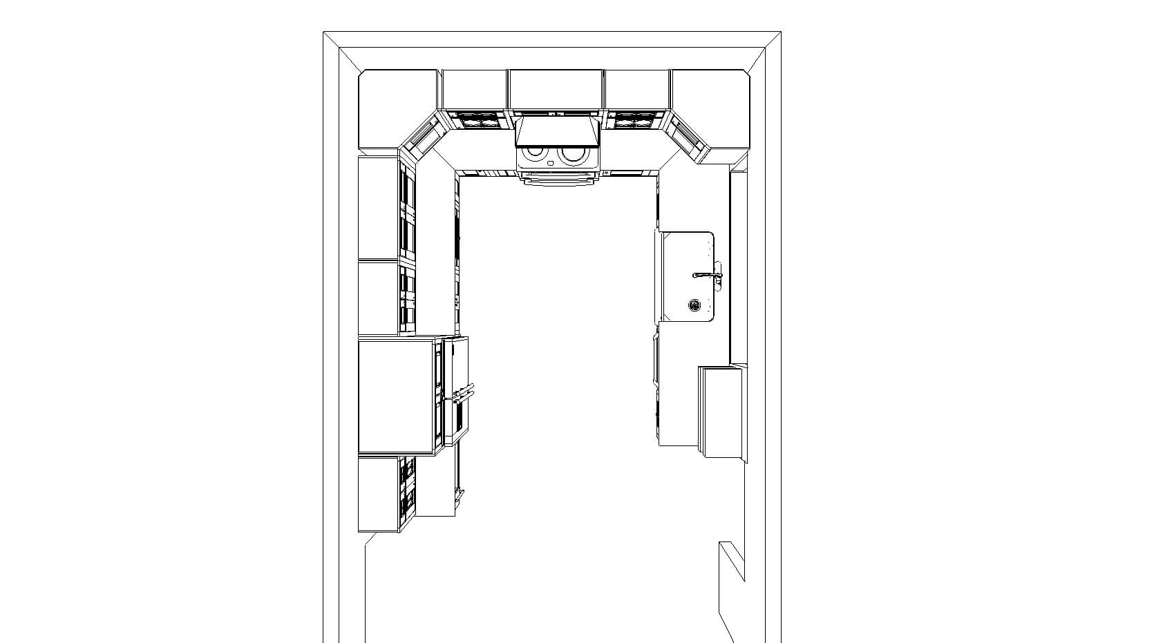 U Shaped Kitchen Layout Designs CabinetSelect