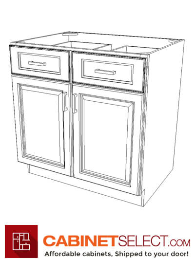 Cs Sg B42 Sterling Shaker 42 Base Cabinet Cabinetselect Com