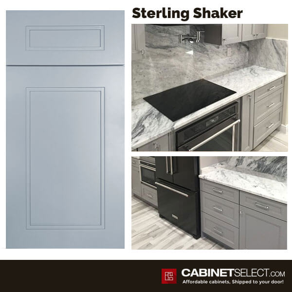 Buy Sterling Grey Shaker Cabinets Online Rta Cabinets