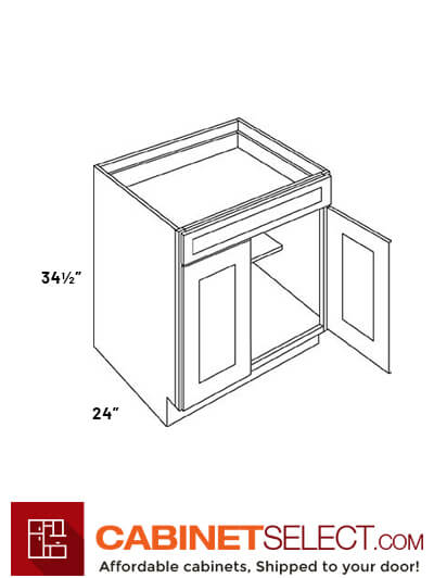 1 Drawer 2 Door Base Cabinets B27