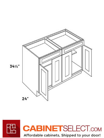 2 Drawer 4 Door Base Cabinets B48