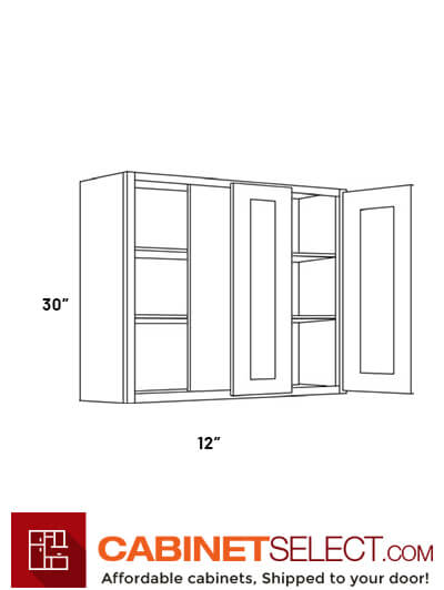 L10-BLW39/4230: Luxor White 39″ Blind Corner Wall Cabinet