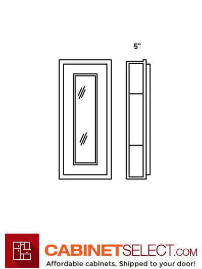 L11-MC1830: Luxor Espresso 18″ Single Door Medicine Cabinet