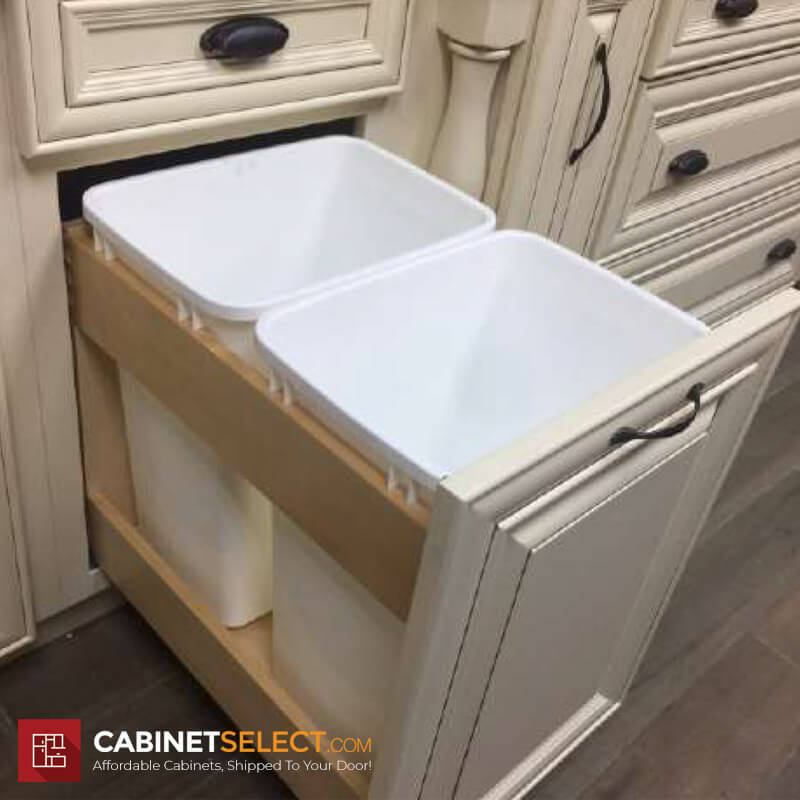 Kitchen Trash Can Pull Out | Cabinetselect.com
