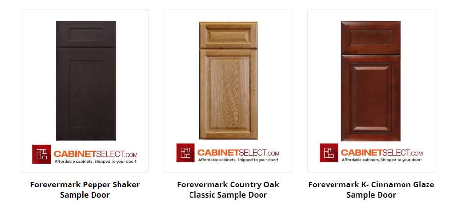 kitchen cabinet door samples from cabinetselect.com