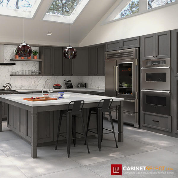 Midtown Gray Kitchen Cabinets | Gray Kitchen Cabinets