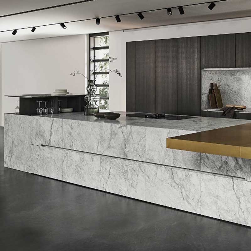 Luxurious Stone Kitchen Countertop Idea