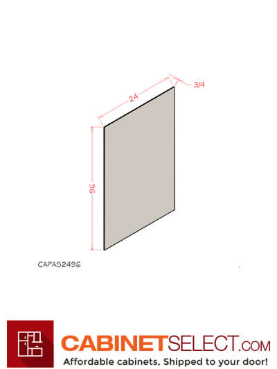 CAS-S2496: Casselberry Saddle .75″ Refrigerator Panel