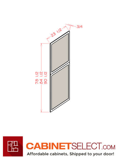 SD-TDEP2490: Shaker Dove Tall Decorative Side Panel 90″ H