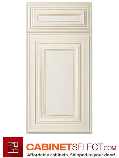 Casselberry Antique White Door Sample | CabinetSelect.com