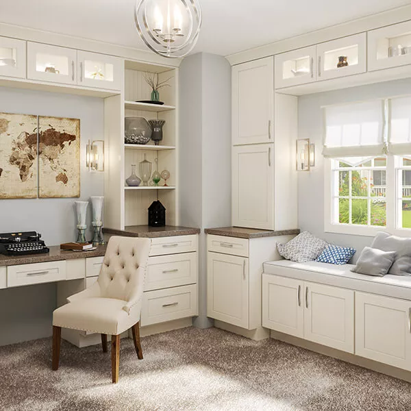 Shaker Antique White Home Office