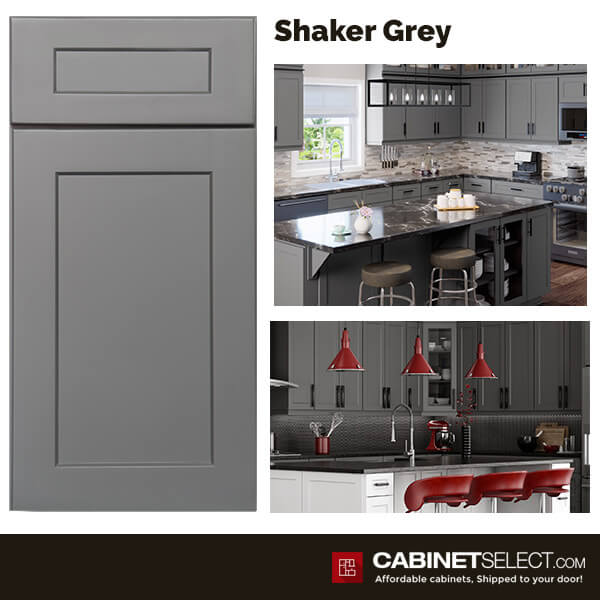 Shaker Grey Kitchen Cabinets | CabinetSelect.com
