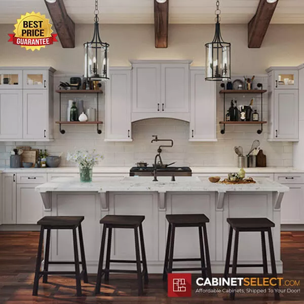 Shaker Dove Grey Kitchen Cabinets | CabinetSelect