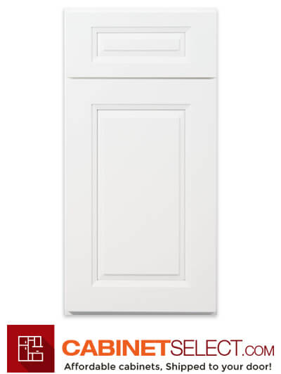 Torrance White Door Sample | CabinetSelect.com