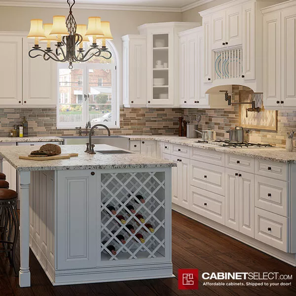 Torrance White Kitchen Cabinets