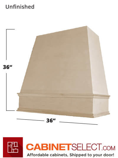 RAL-1V3636UN – Raleigh – 36″ Tapered Classic Molding Smooth