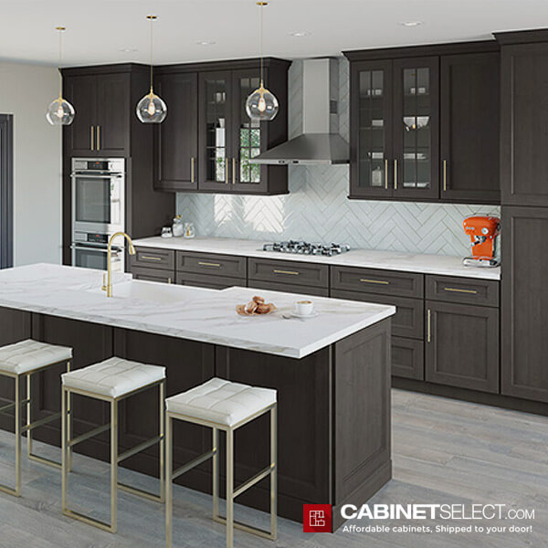 Townsquare Grey Forevermark Cabinets | CabinetSelect.com