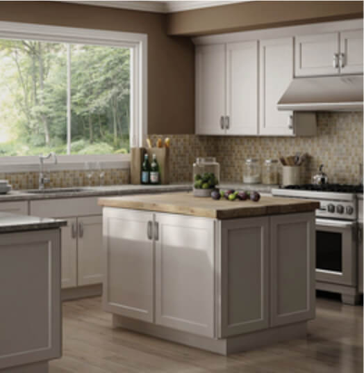 White Cabinets | Low Cost Kitchen Cabinets