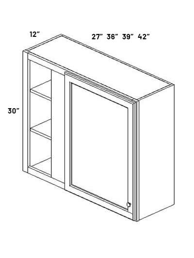 Blw273030 27w X30h Blind Wall Corner Cabinet