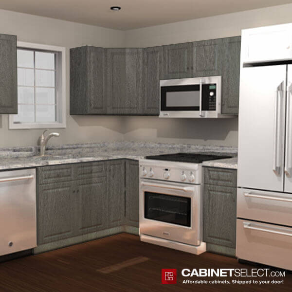 10x10 Midtown Grey Kitchen Cabinets