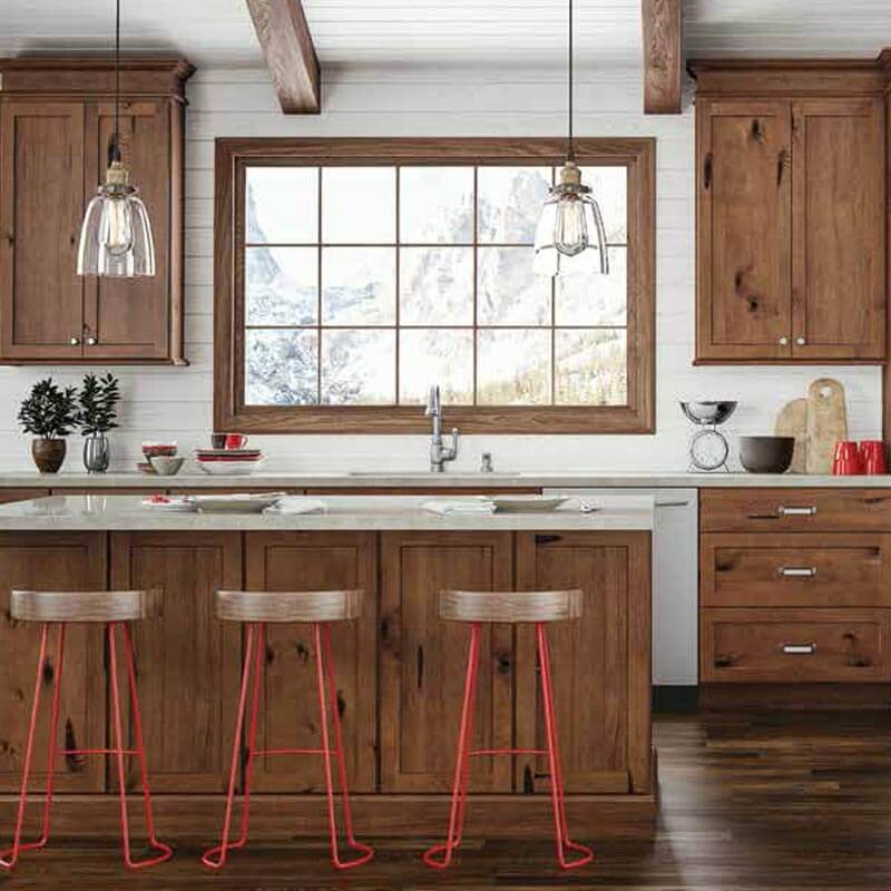 Upton Brown Kitchen Cabinets | CabinetSelect.com