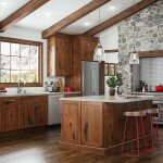 Upton Brown Shaker Cabinets