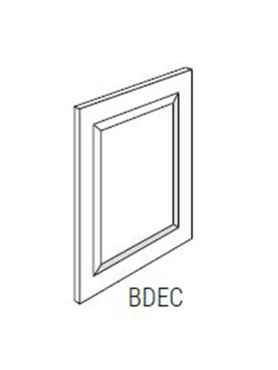 Bay Shaker White 24×34 1/2 Base Decorative End Panel