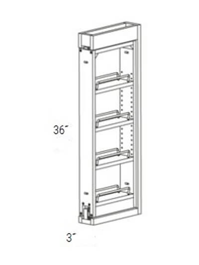 Jsi Cabinetry Wf336pull Sftclose