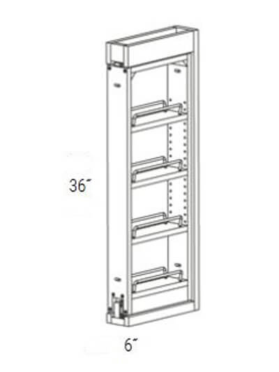 Jsi Cabinetry Wf636pull Sftclose