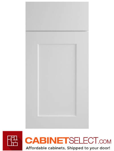 Bay Shaker White Door Sample | CabinetSelect.com