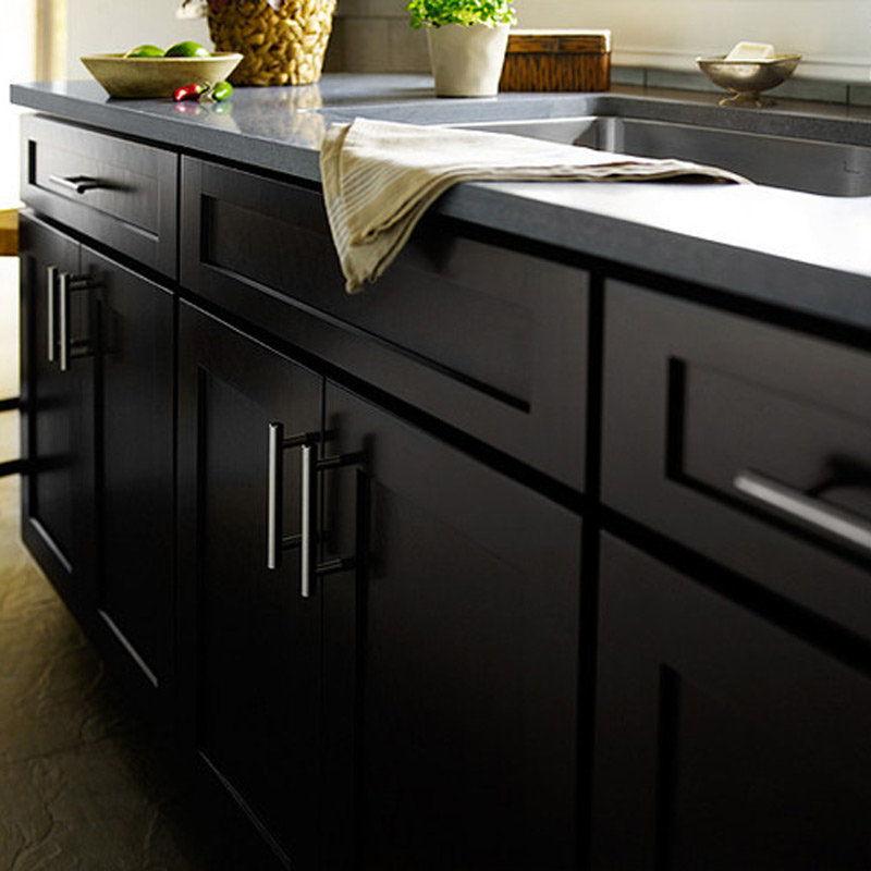 Black Shaker Kitchen Cabinets (1)