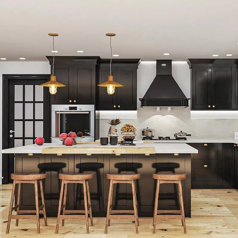 Black Shaker Kitchen