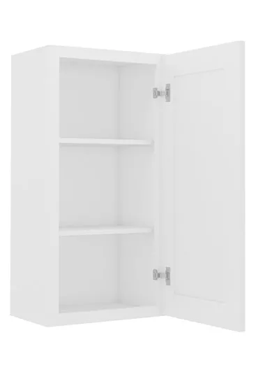 AW-W1836: Ice White Shaker 18″ Wall Cabinet