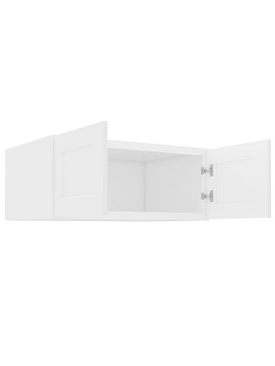 AW-W361524B: Ice White Shaker 36″ Refrigerator Wall Cabinet 24″ deep